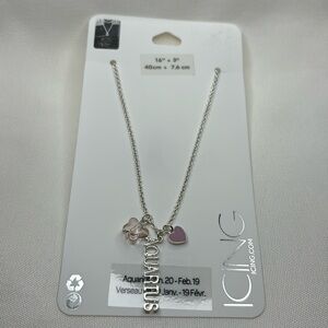 Icing Aquarius Necklace Silver